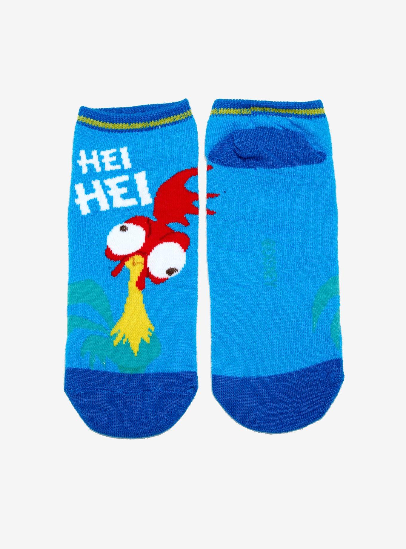 Disney Moana Hei Hei No-Show Socks, , alternate