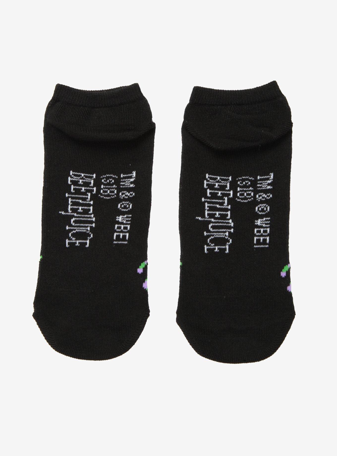 Beetlejuice Cameo No-Show Socks, , alternate