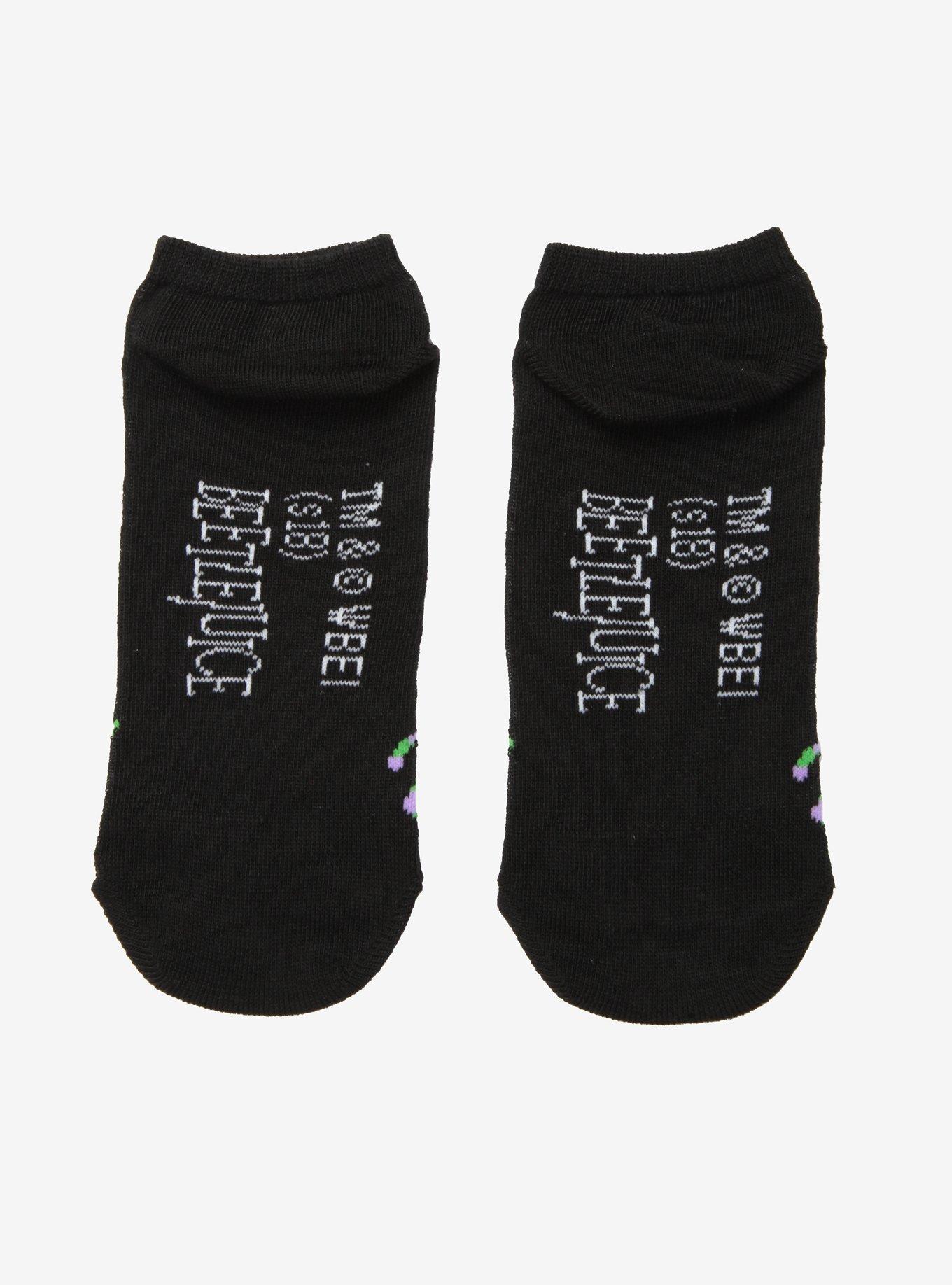 Beetlejuice Cameo No-Show Socks, , alternate