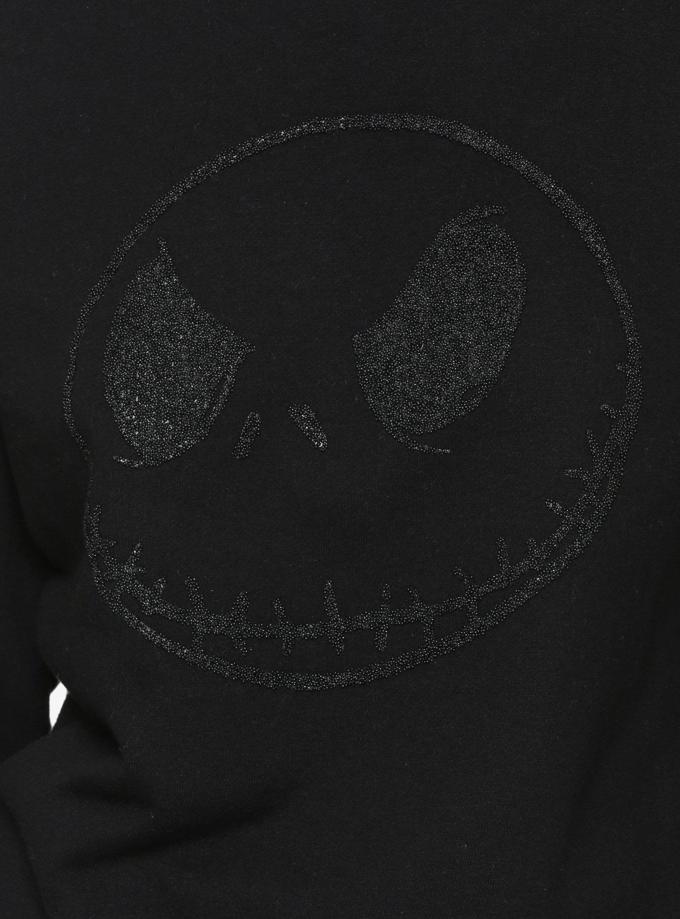 The Nightmare Before Christmas Jack Skellington Womens Crewneck Sweatshirt - BoxLunch Exclusive, , alternate