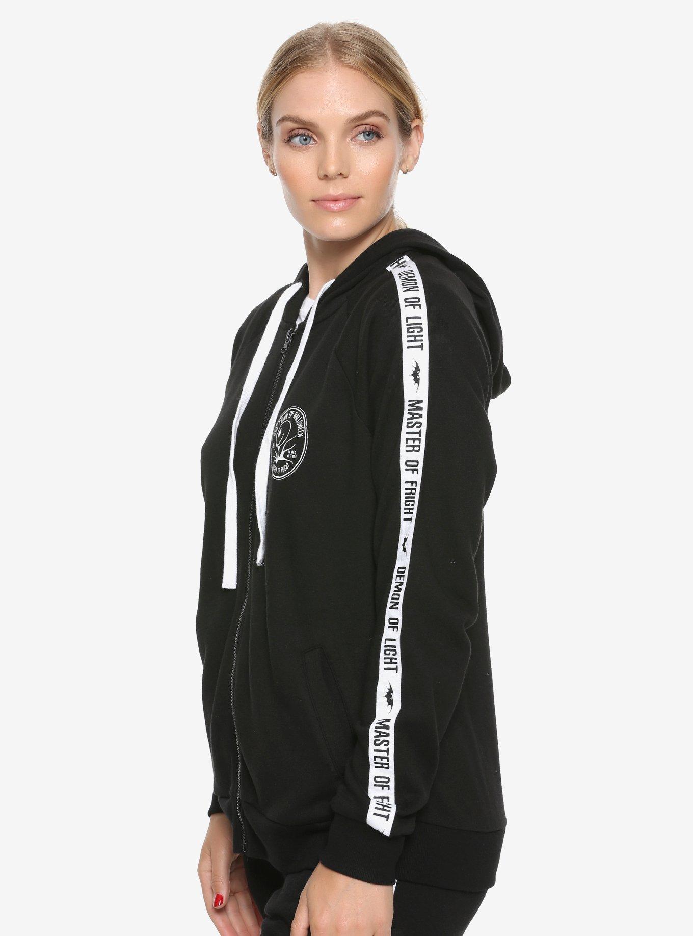 The Nightmare Before Christmas Taped Zip-Up Hoodie - BoxLunch Exclusive, , alternate