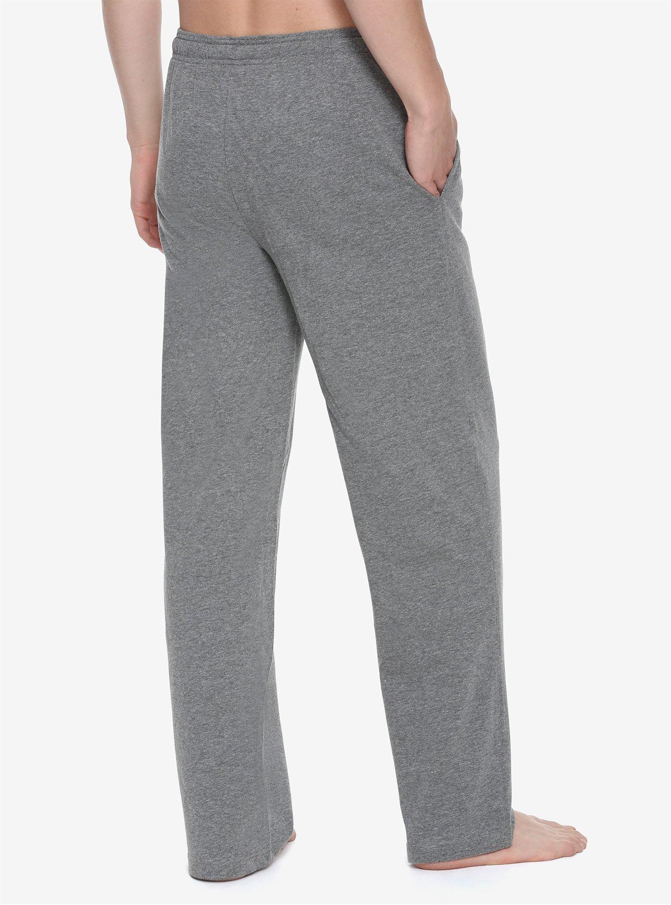 Harry Potter Hogwarts Crest Grey Guys Pajama Pants, , alternate