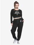 BlackCraft Baphomet Long-Sleeve Girls T-Shirt Plus Size Hot Topic Exclusive, BLACK, alternate