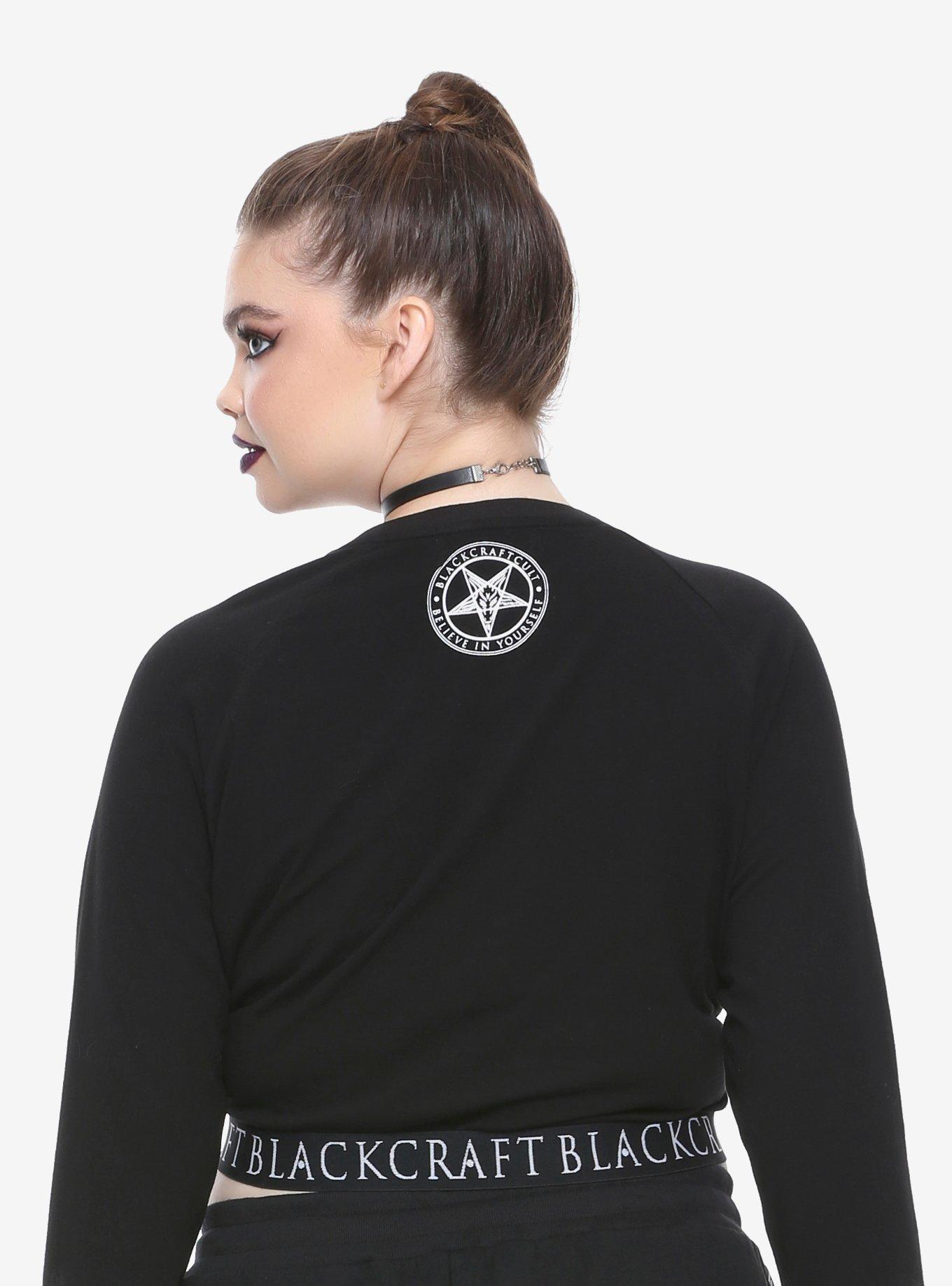 BlackCraft Baphomet Long-Sleeve Girls T-Shirt Plus Size Hot Topic Exclusive, BLACK, alternate
