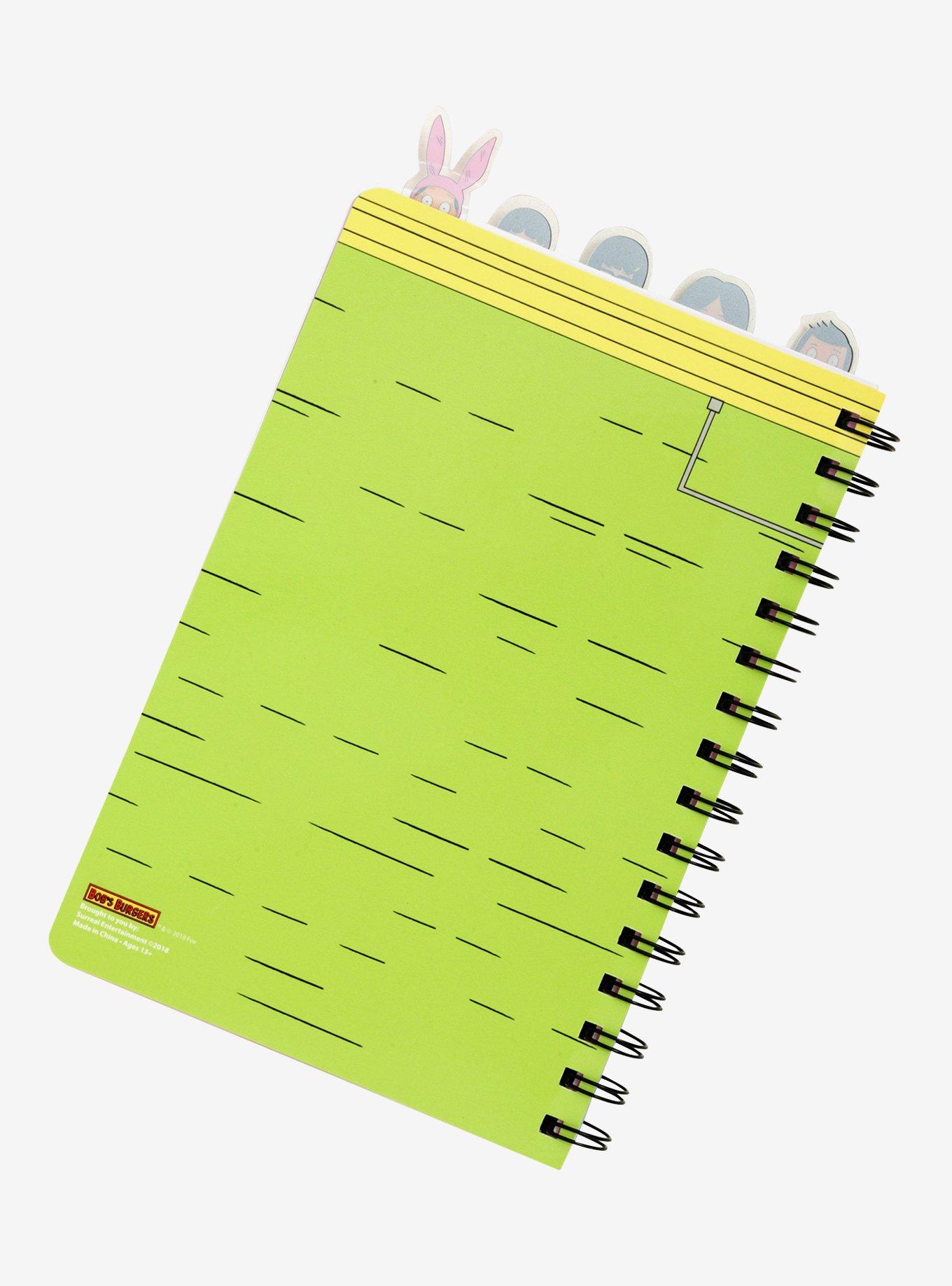 Bob's Burgers Journal With Tabs, , alternate