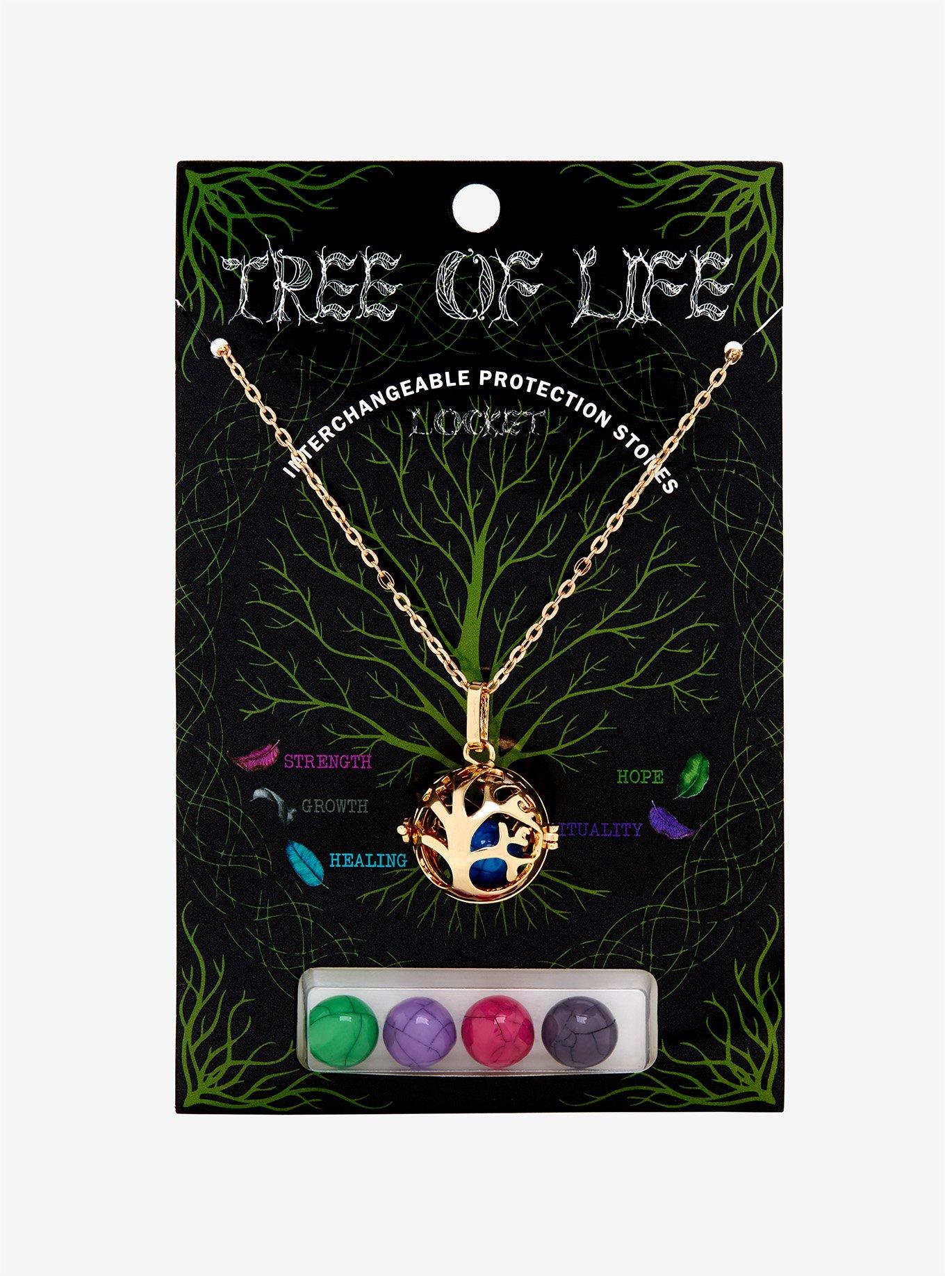 Tree Of Life Interchangeable Charm Necklace, , alternate