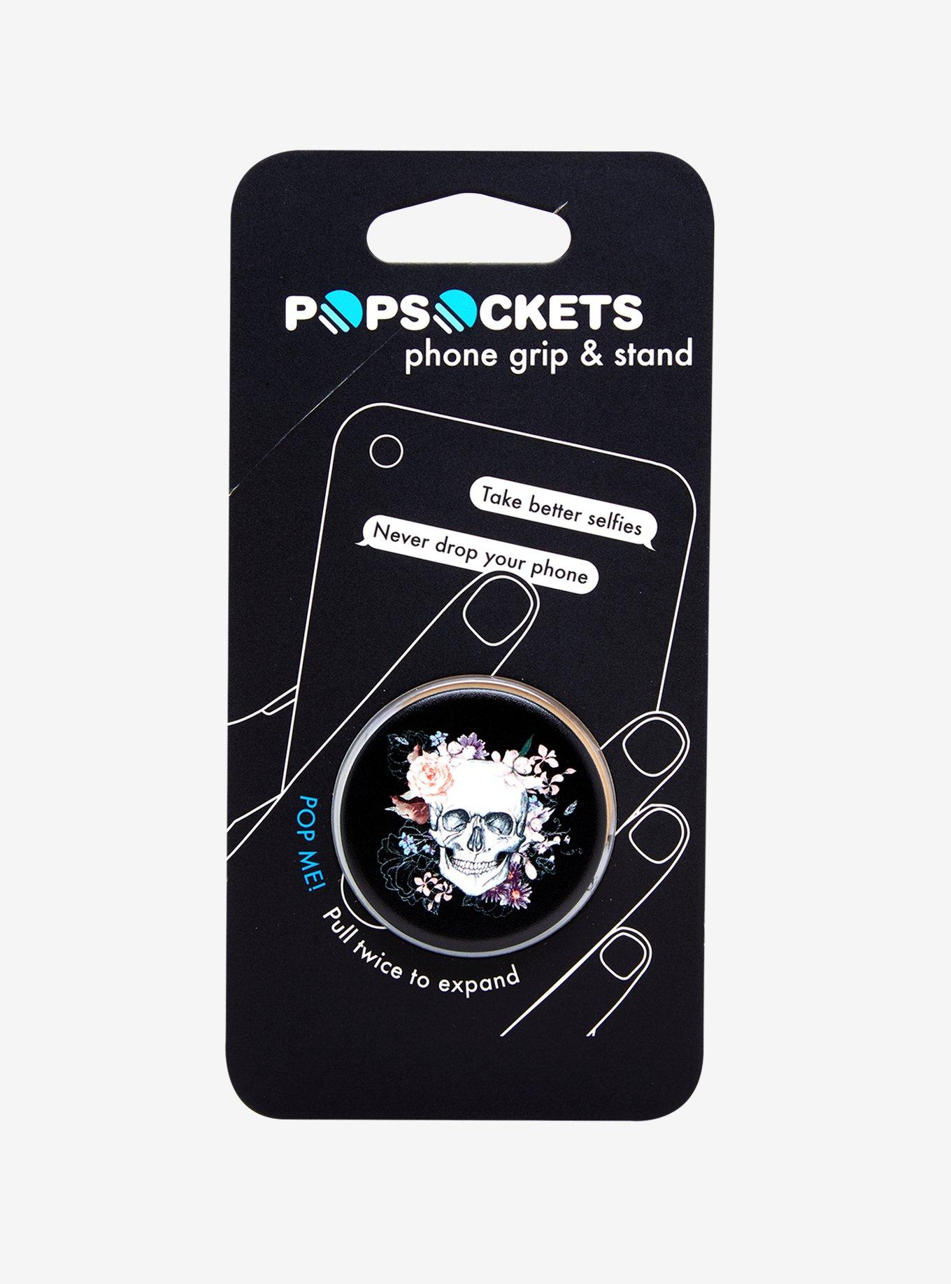 PopSockets Skull Rose Phone Grip & Stand, , alternate