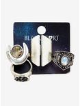 Blackheart Abalone Ring Set, , alternate