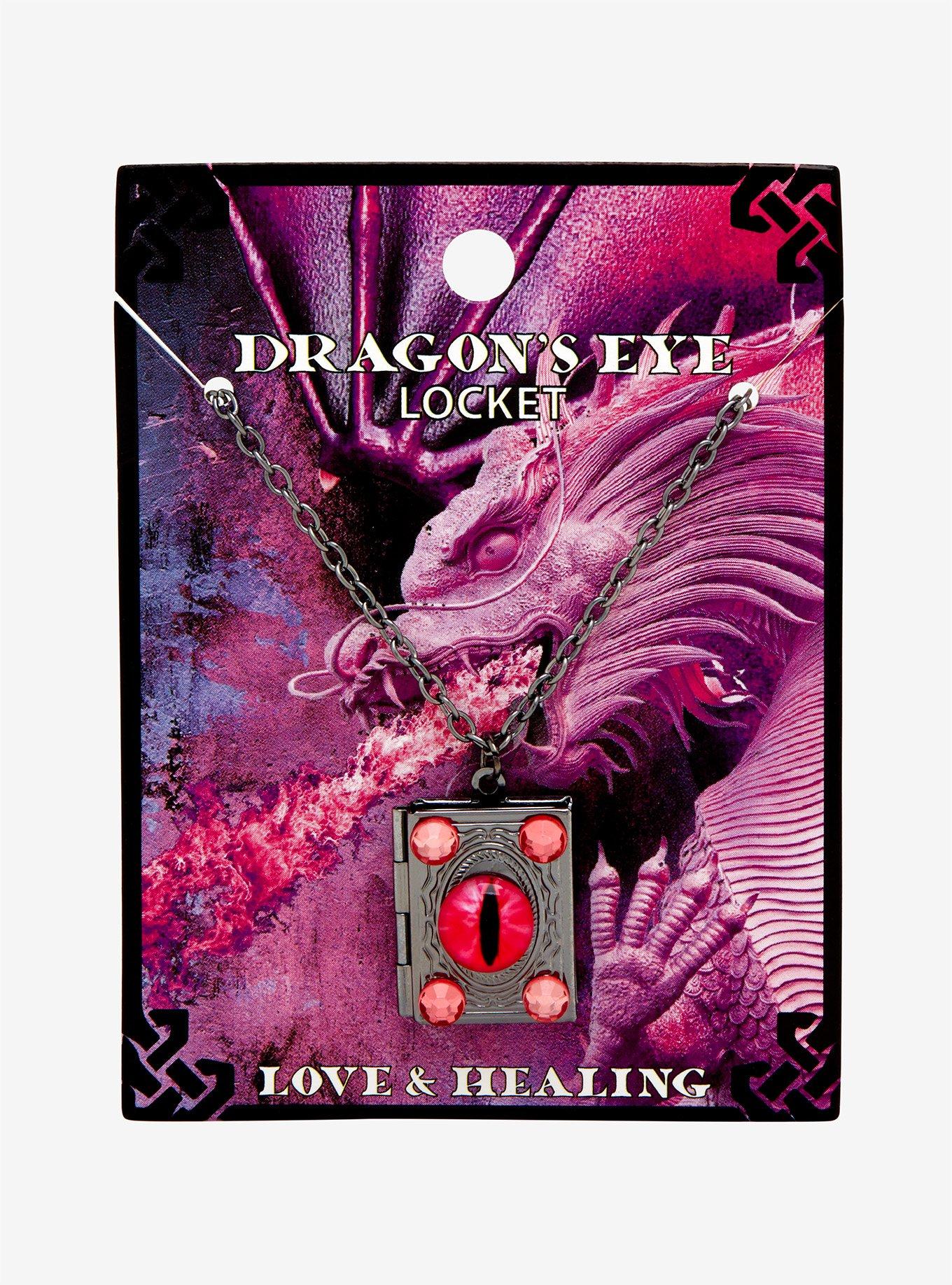 Dragon's Eye Locket Necklace, , alternate
