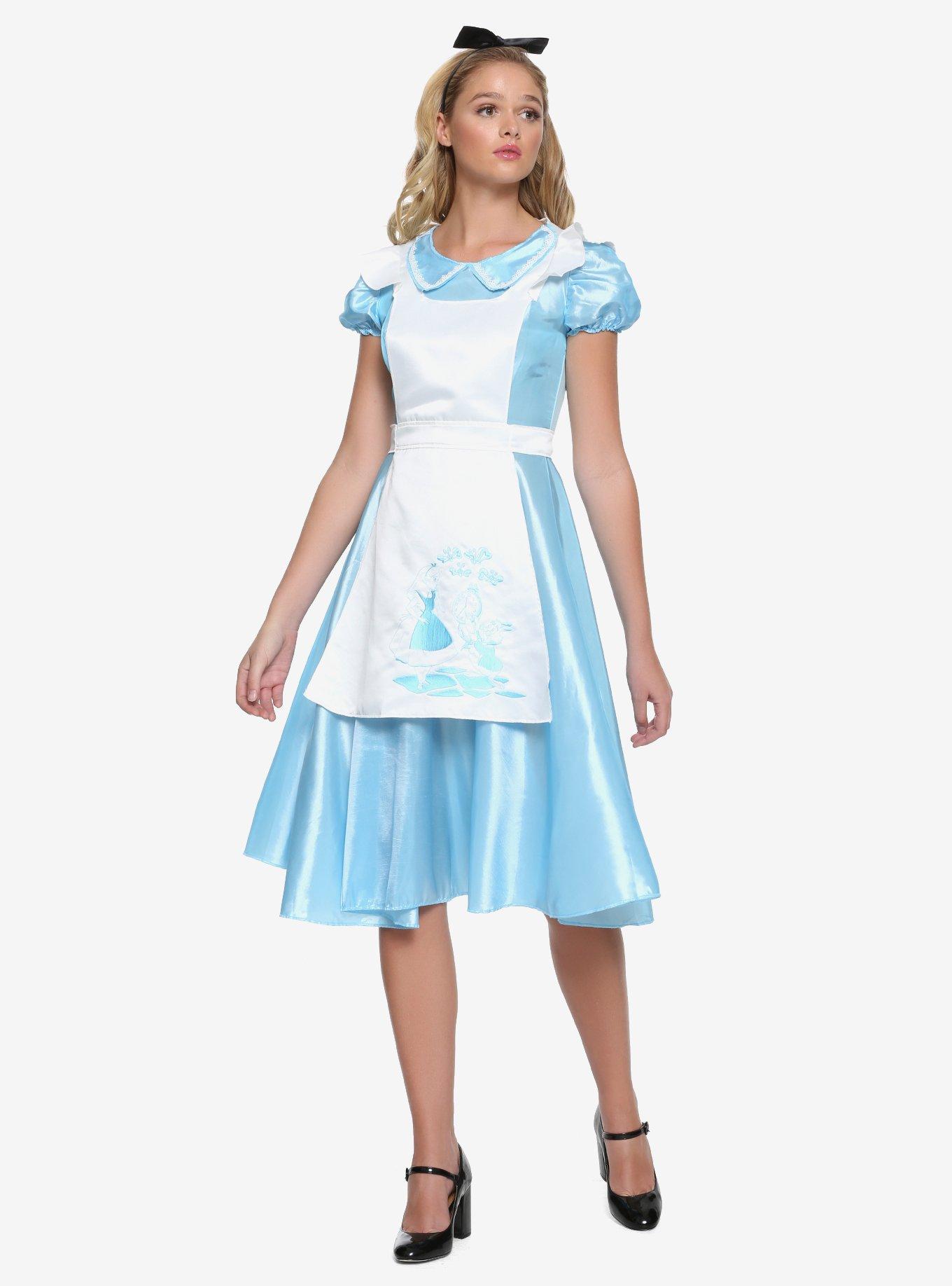 Disney Alice In Wonderland Alice Deluxe Costume, MULTI, alternate