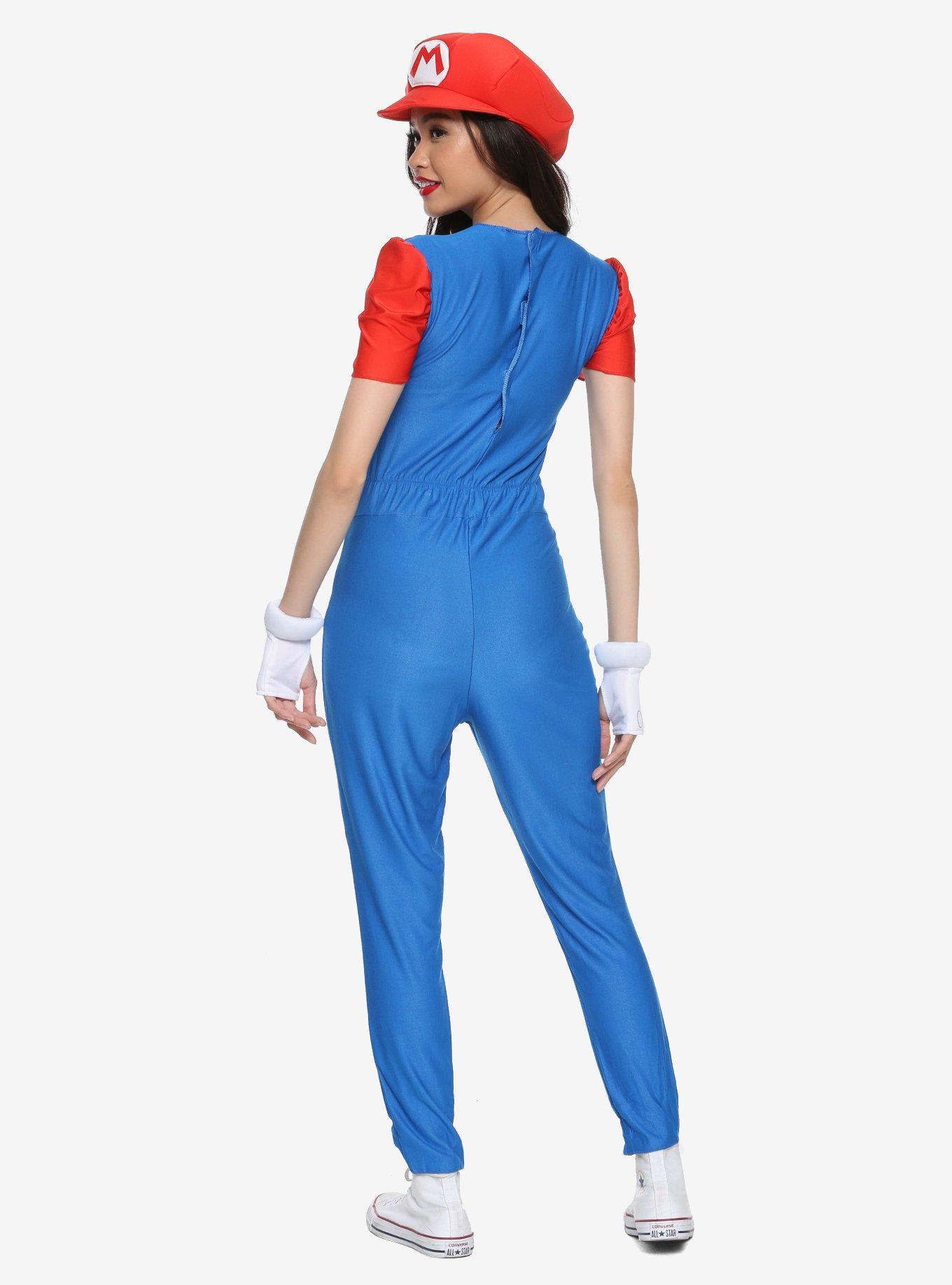 Super Mario Bros. Mario Deluxe Girls Costume, , alternate