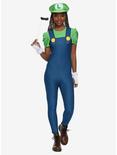 Super Mario Bros. Luigi Deluxe Girls Costume, , alternate
