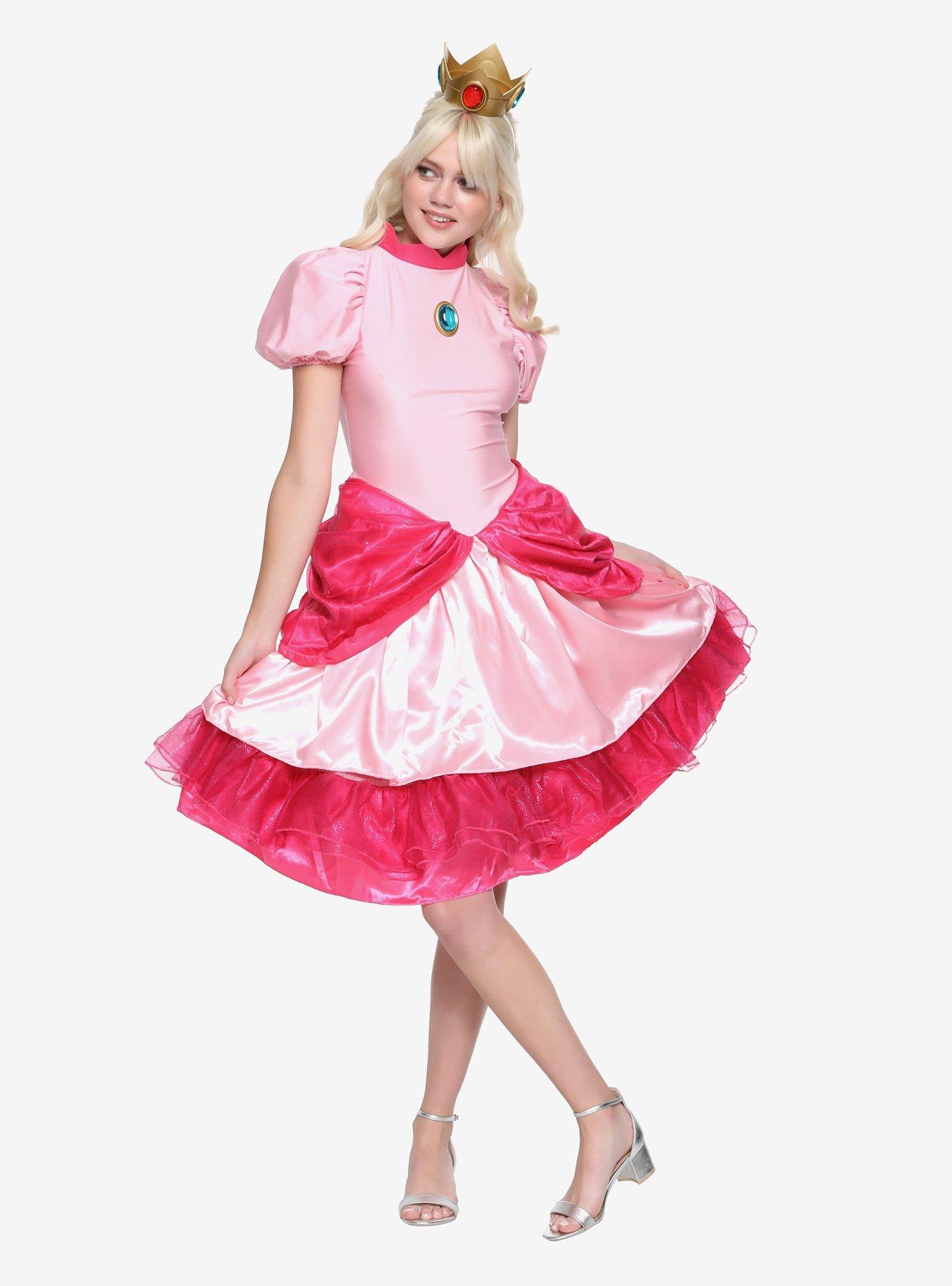 Super Mario Princess Peach Deluxe Costume, , alternate