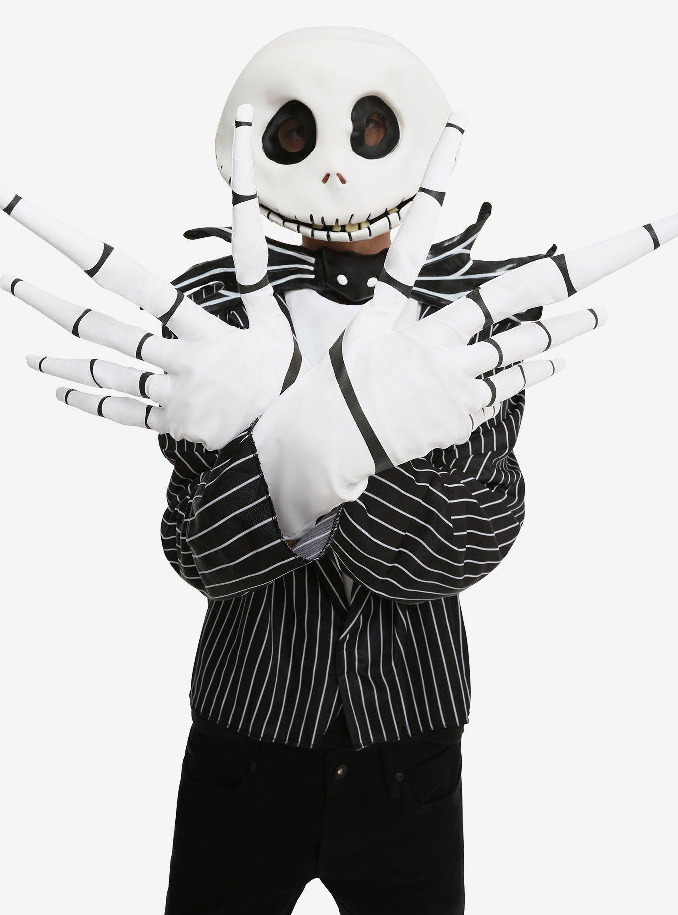 The Nightmare Before Christmas Jack Skellington Gloves, , alternate