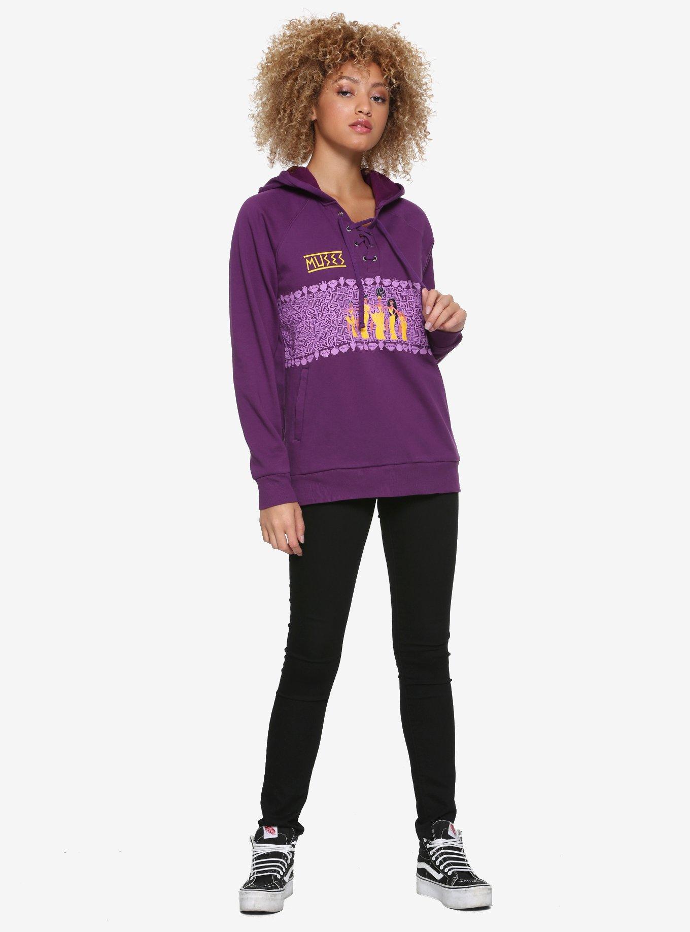 Disney Hercules Muses Girls Lace-Up Hoodie, , alternate