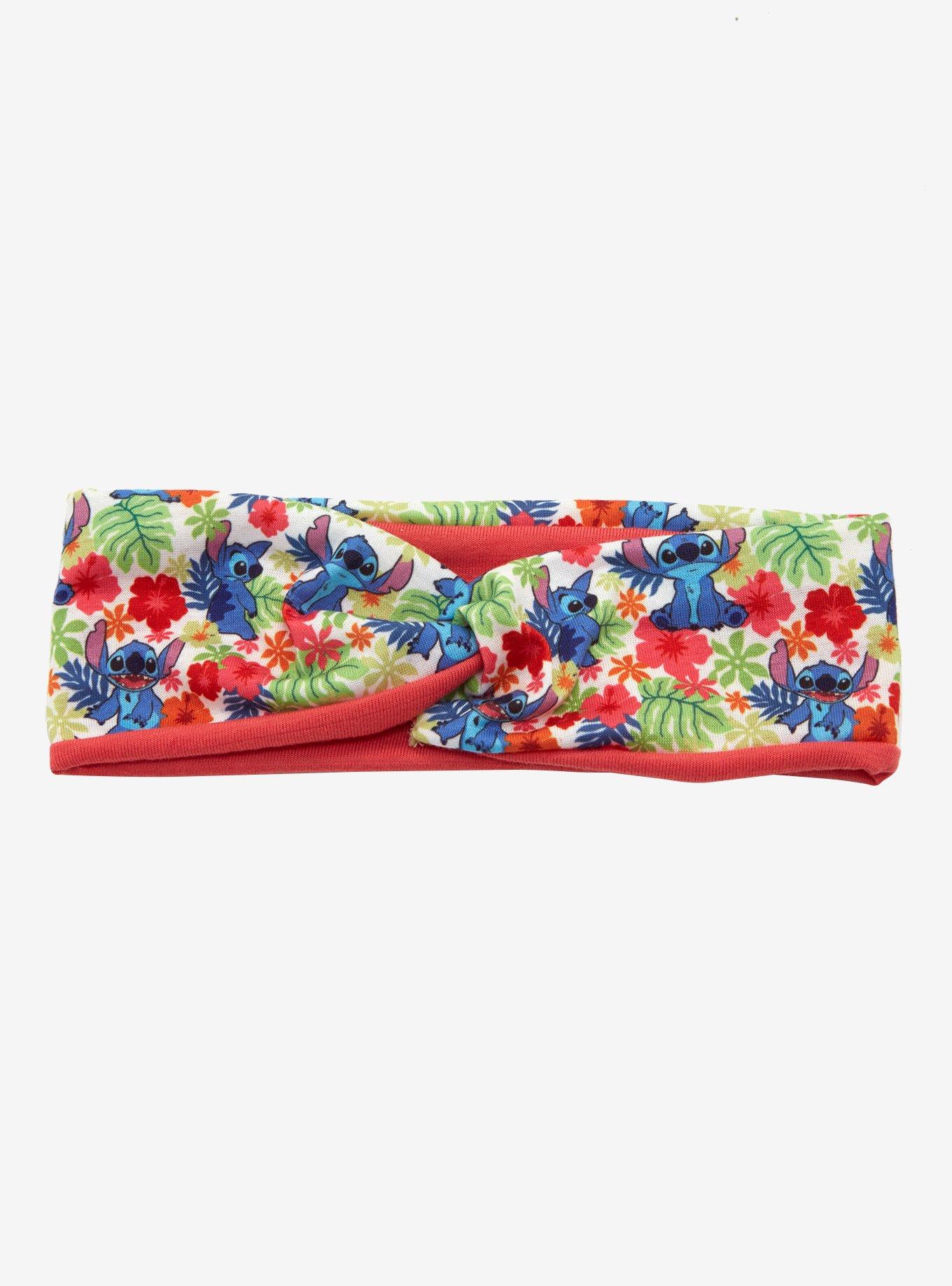 Disney Lilo & Stitch Floral Head Wrap Style Headband - BoxLunch Exclusive, , alternate