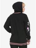 The Nightmare Before Christmas Zero Hooded Girls Varsity Jacket, BLACK, alternate
