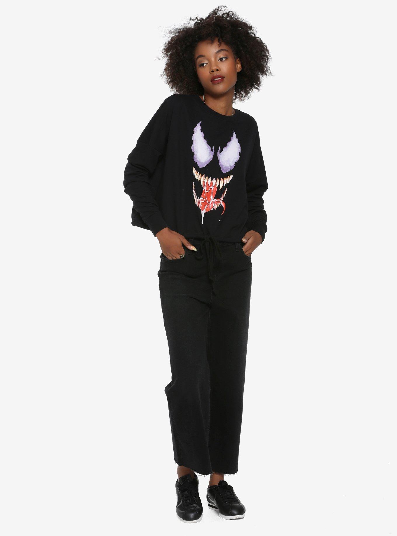 Her Universe Marvel Venom Cinch Pullover, , alternate
