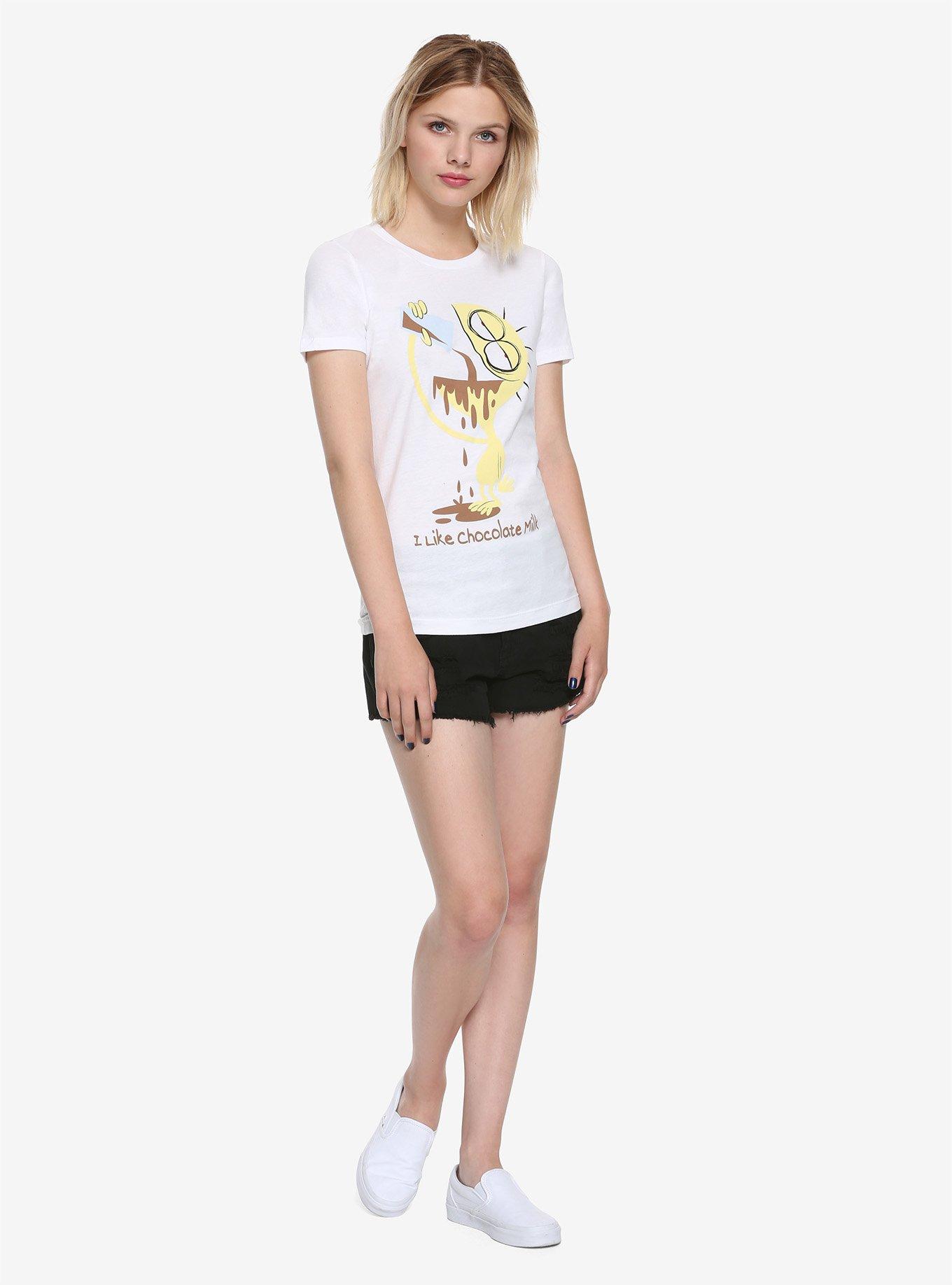 Foster's Home For Imaginary Friends I Like Chocolate Milk Girls T-Shirt, , alternate