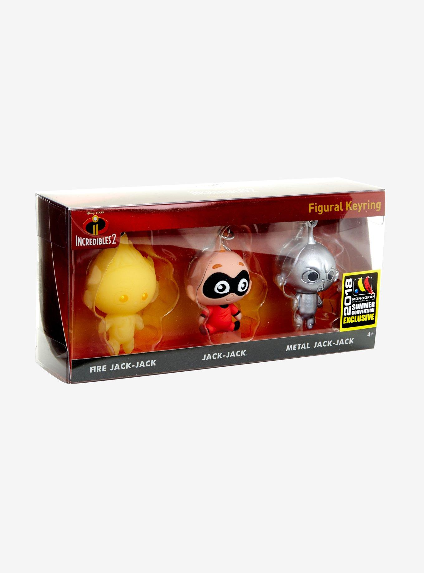 Disney Pixar Incredibles 2 Jack-Jack Key Chain Set 2018 Summer Convention Exclusive, , alternate