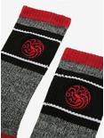 Game Of Thrones House Targaryen Embroidered Socks - BoxLunch Exclusive, , alternate