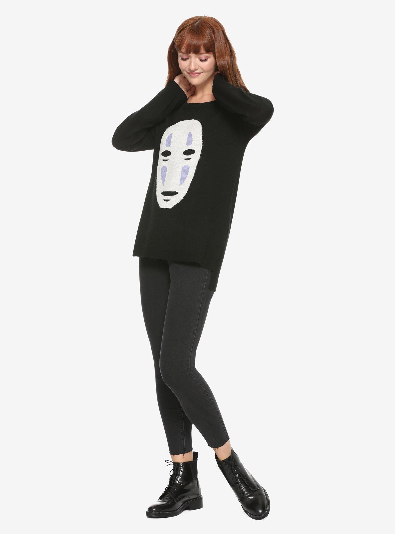 Her Universe Studio Ghibli Spirited Away No-Face Girls Intarsia Sweater, , alternate