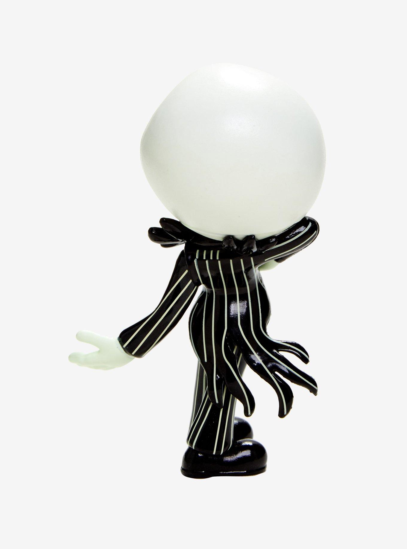 Metalfigs The Nightmare Before Christmas 25th Anniversary Jack Skellington Glow In The Dark Figure Hot Topic Exclusive, , alternate