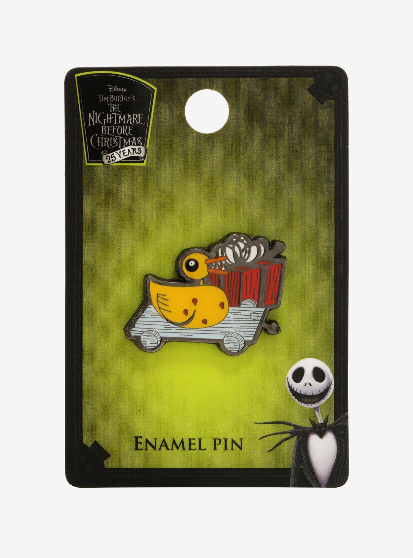 The Nightmare Before Christmas Scary Duckling Enamel Pin - BoxLunch Exclusive, , alternate