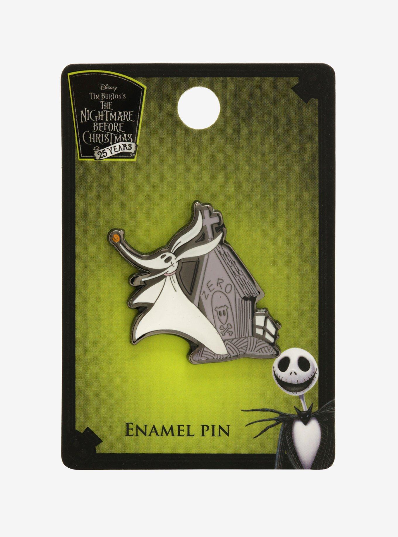 The Nightmare Before Christmas Zero Dog House Enamel Pin - BoxLunch Exclusive, , alternate