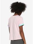 Pusheen Color Block Girls Crop Ringer T-Shirt, , alternate