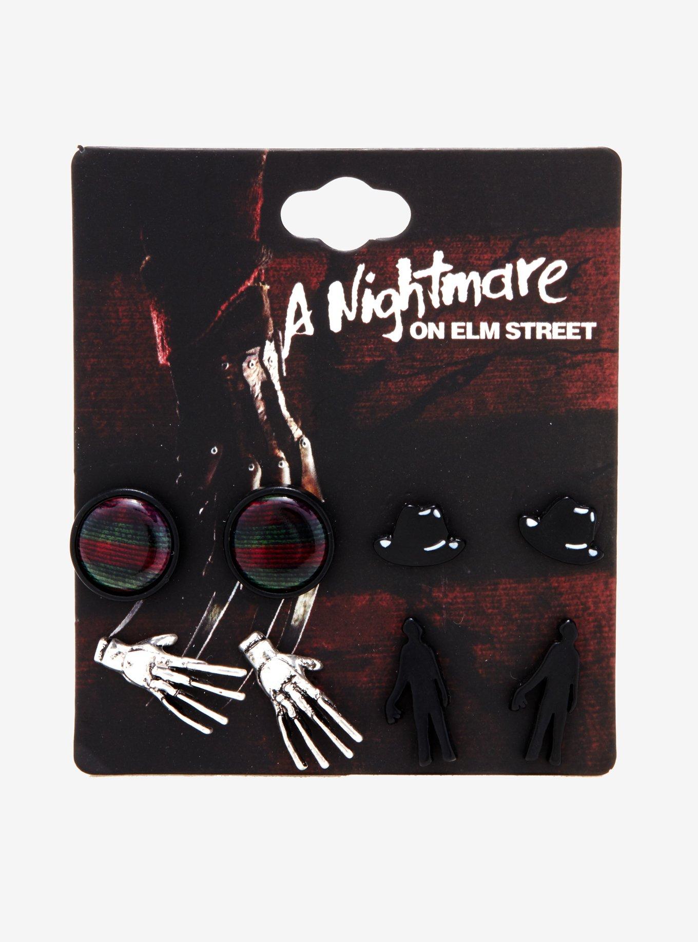 A Nightmare On Elm Street Freddy Krueger Earring Set, , alternate