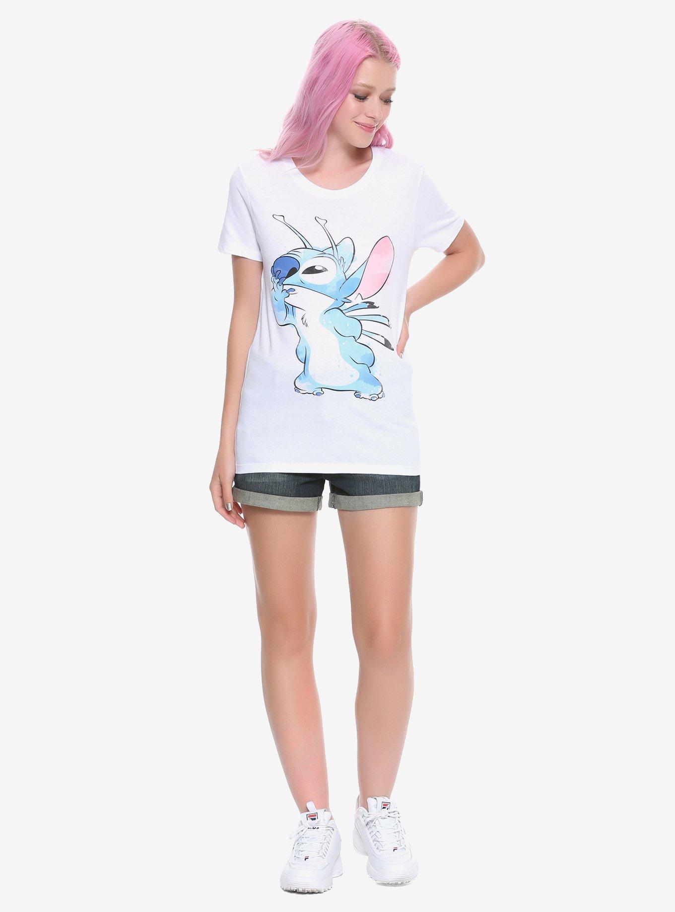 Disney Lilo & Stitch Blow Kiss Girls T-Shirt, , alternate
