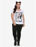 Disney Villains Black & White Group Girls T-Shirt Plus Size, , alternate