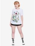 Disney Beauty And The Beast Tale Tattoo Flash Girls T-Shirt, MULTICOLOR, alternate