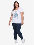 Disney Cinderella Silhouette Girls T-Shirt Plus Size, MULTICOLOR, alternate