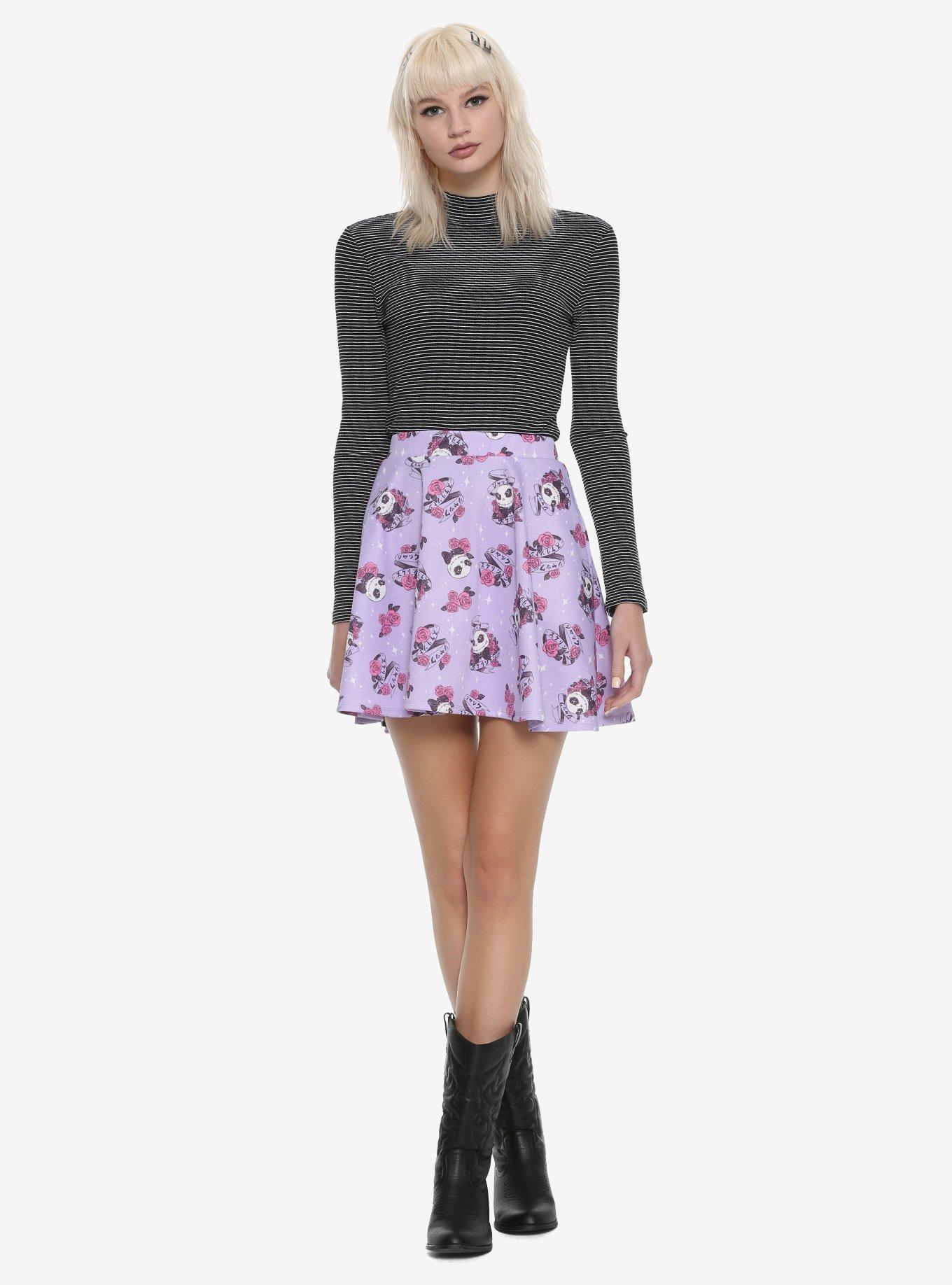 The Nightmare Before Christmas Kawaii Jack Skater Skirt, MULTI, alternate