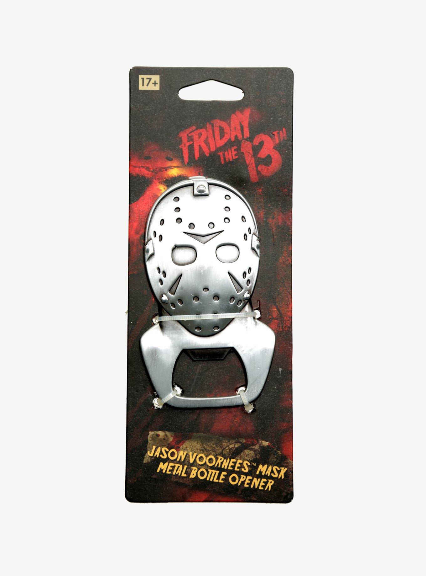 Friday The 13th Jason Mask Metal Bottle Opener, , alternate