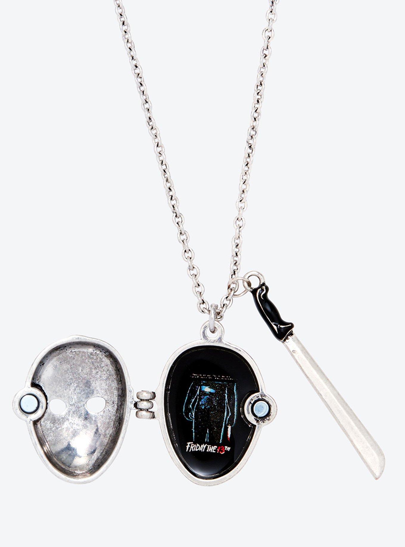 Friday The 13th Jason Locket Necklace, , alternate