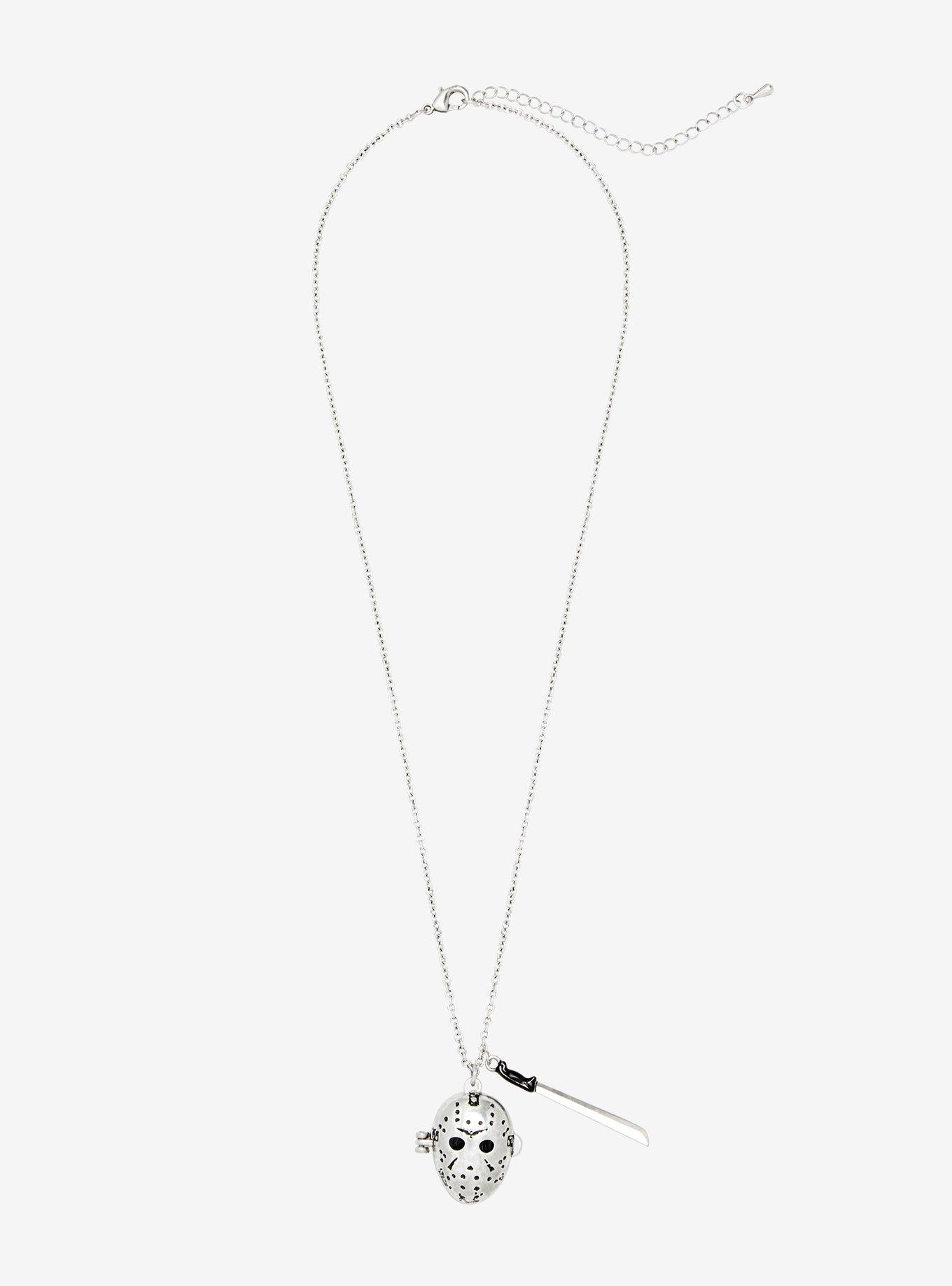 Friday The 13th Jason Locket Necklace, , alternate