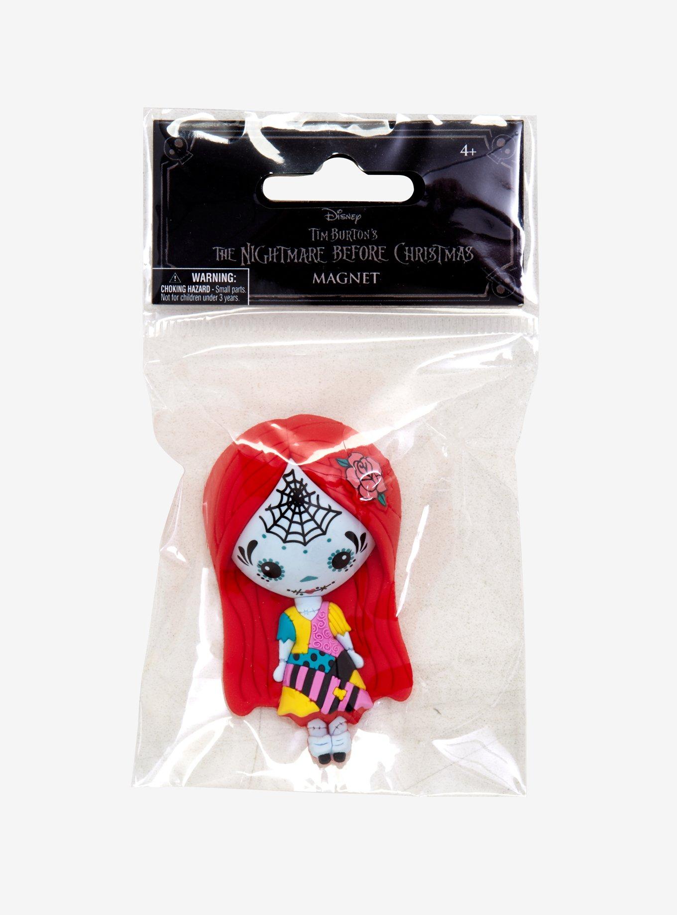 The Nightmare Before Christmas Sally Sugar Skull Chibi Magnet, , alternate
