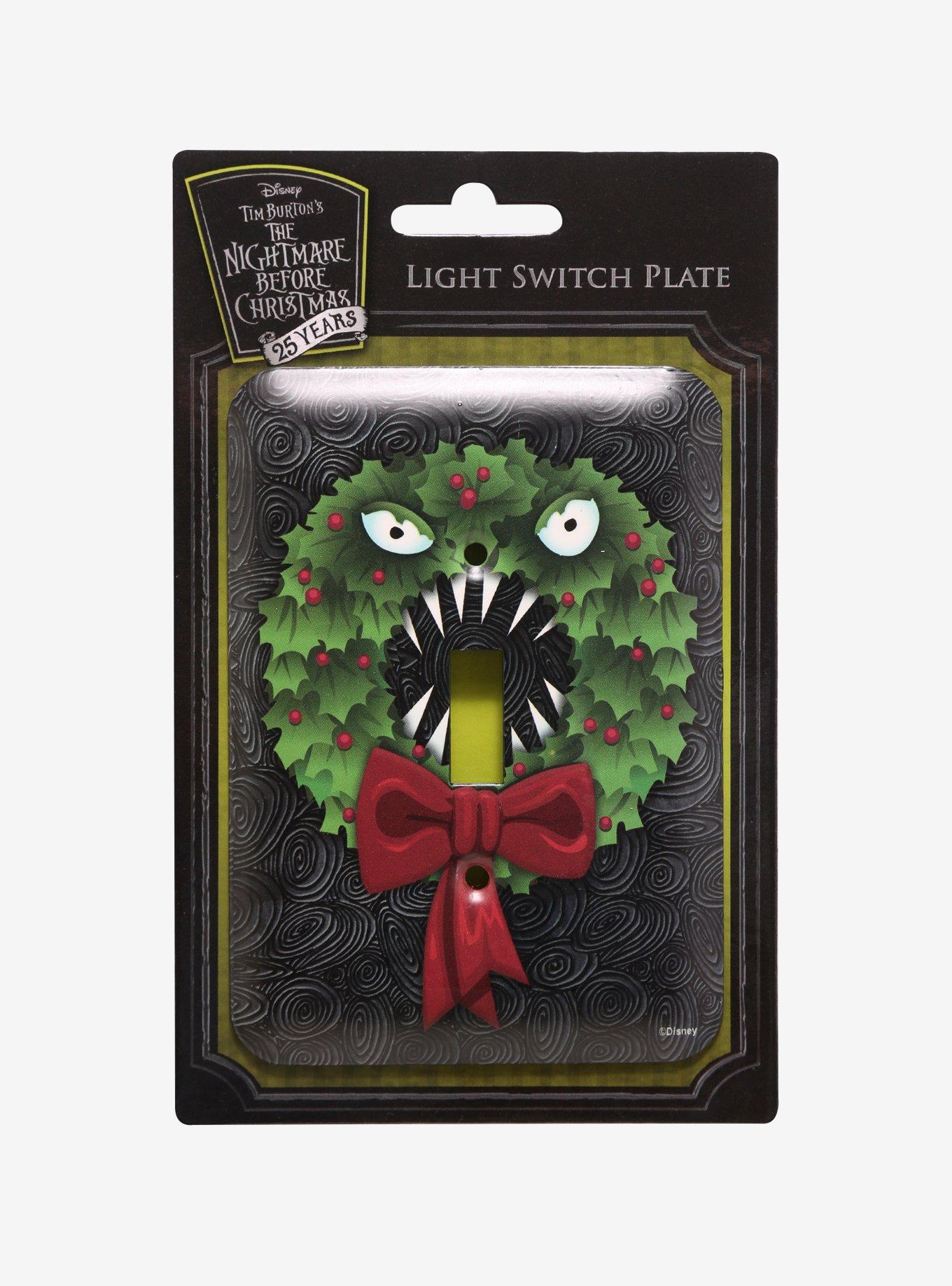 The Nightmare Before Christmas Wreath Light Switch Plate, , alternate