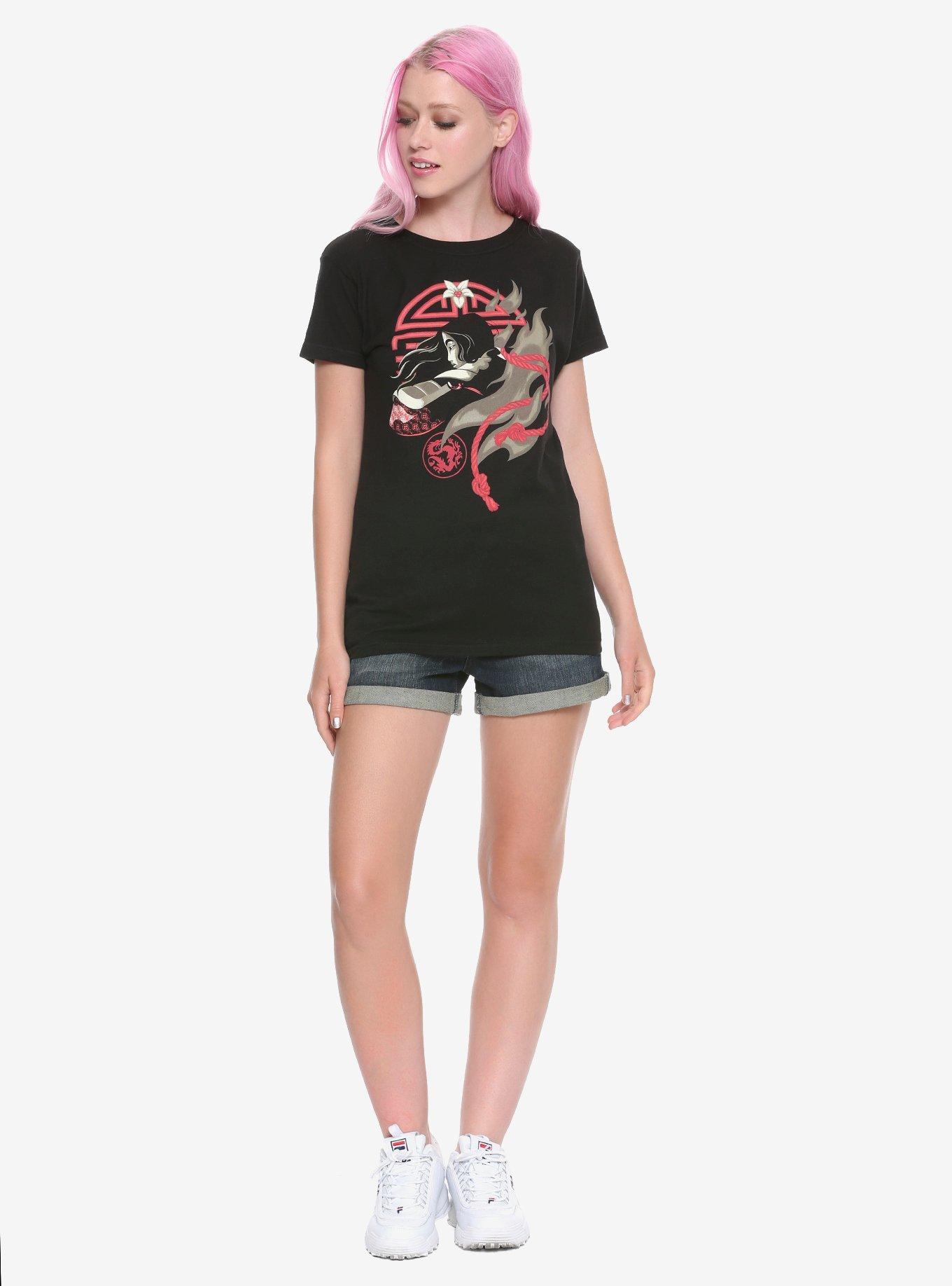 Disney Mulan Warrior Hair Girls T-Shirt, , alternate