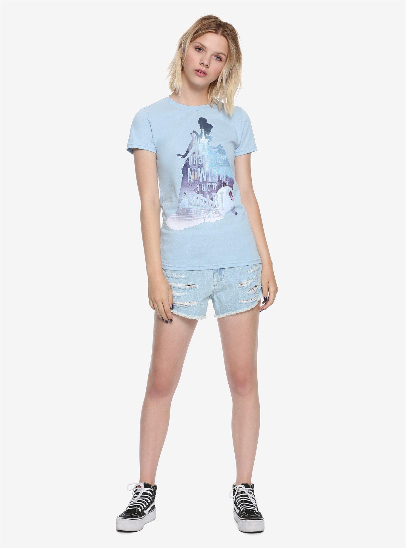 Disney Cinderella Silhouette Girls T-Shirt, MULTI, alternate