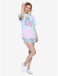 Disney Sleeping Beauty Pink & Blue Sketch Tie Dye Girls T-Shirt, TIE DYE, alternate