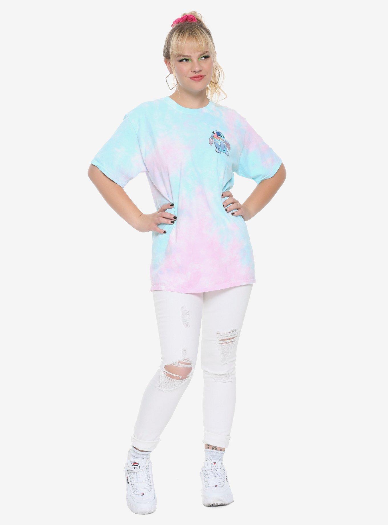 Disney Lilo & Stitch Lick Tie-Dye Girls T-Shirt, TIE DYE, alternate