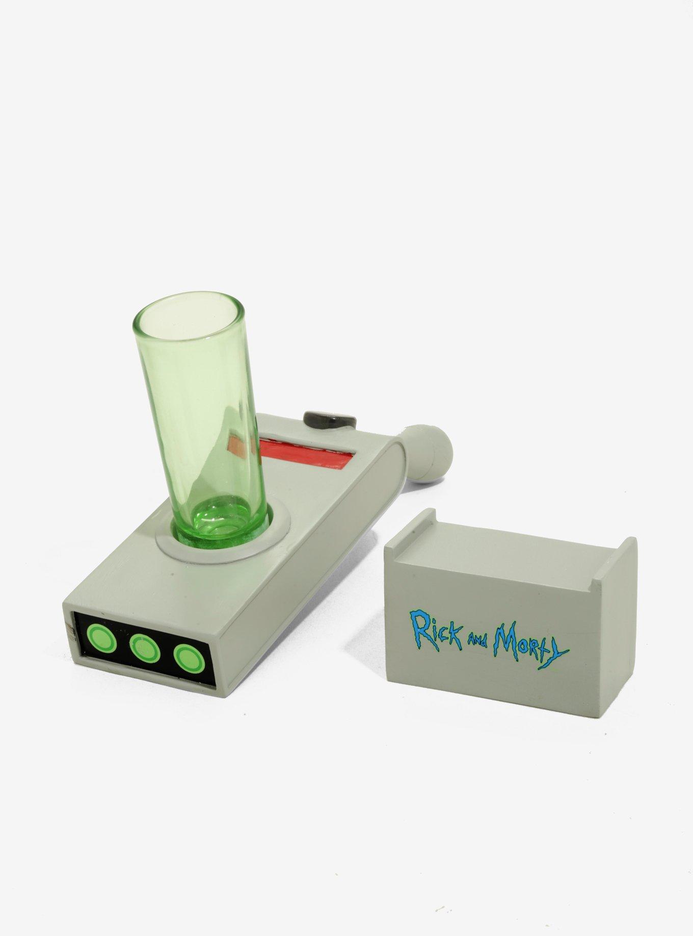 Rick And Morty Portal Gun Mini Glass, , alternate