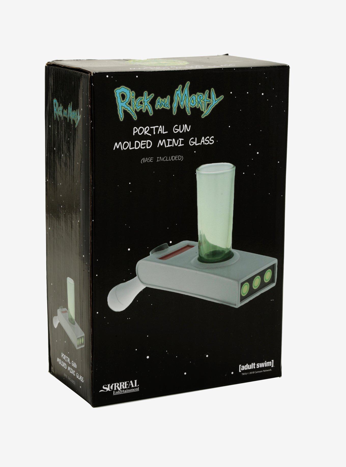 Rick And Morty Portal Gun Mini Glass, , alternate