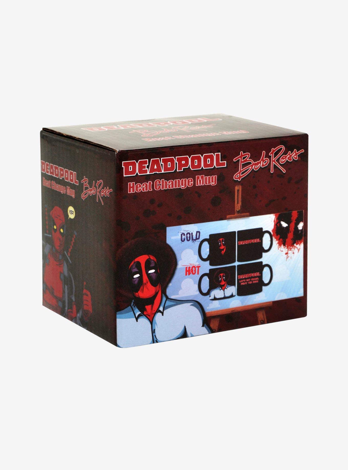 Marvel Deadpool Bob Ross Heat Change Mug - BoxLunch Exclusive, , alternate
