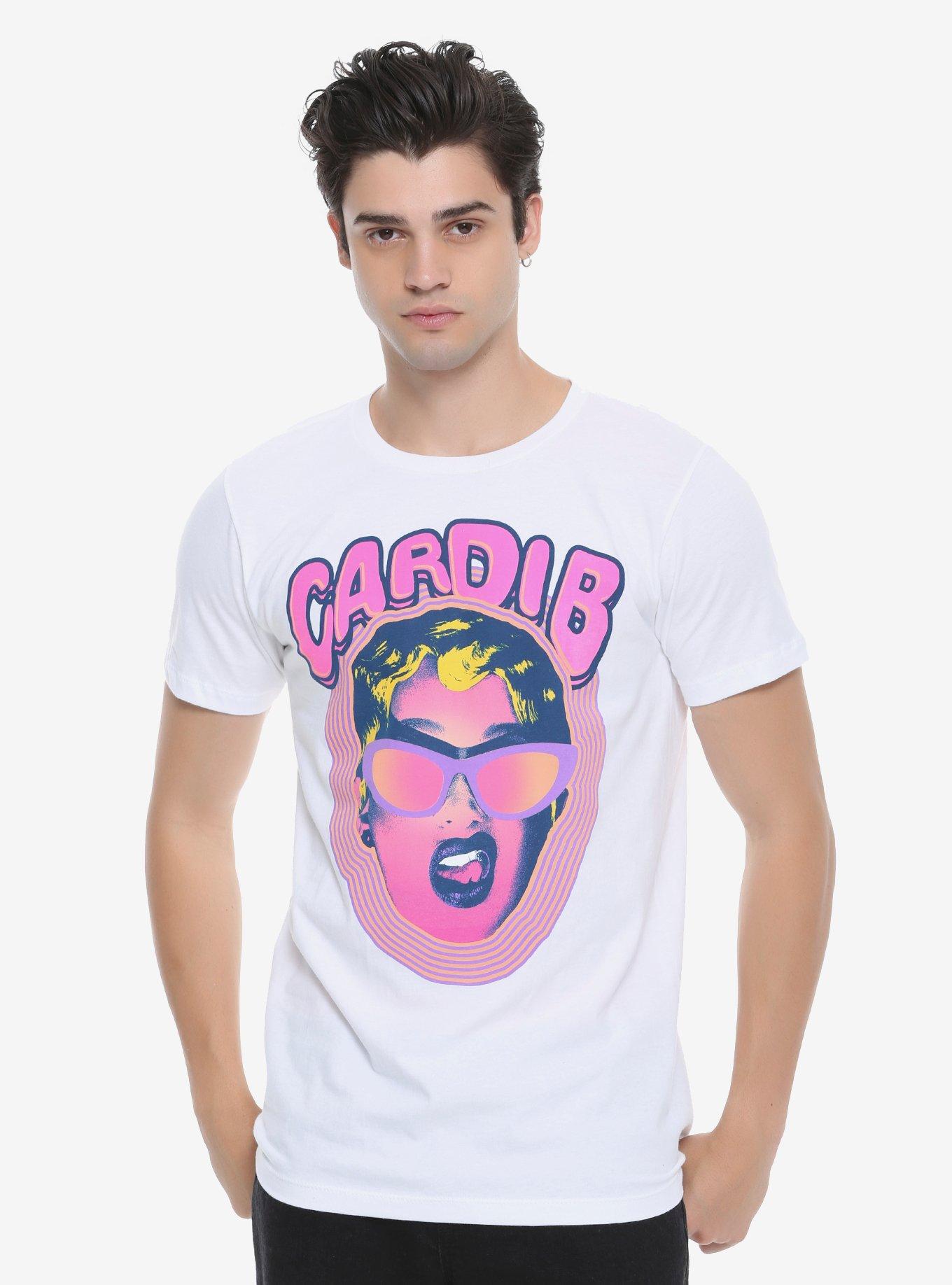 Cardi B Invasion Face T-Shirt, , alternate