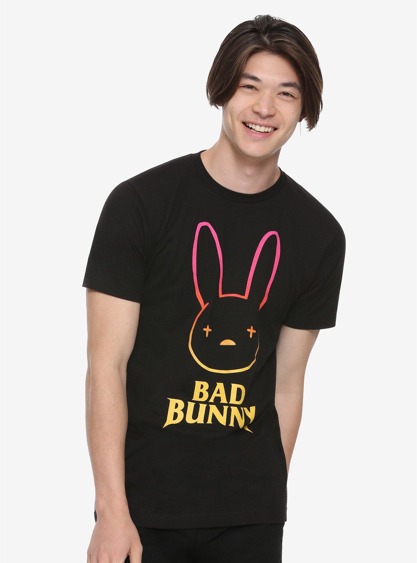 Bad Bunny Logo T-Shirt, BLACK, alternate